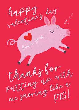 Send them your best wishes with this Funny Valentine's card by The Boy And The Bear.