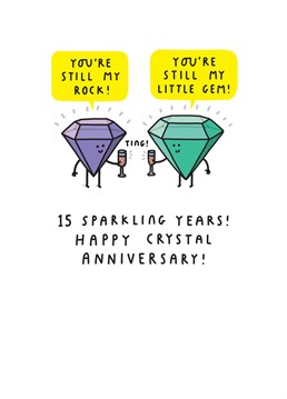 This 15th anniversary card is a little gem!!