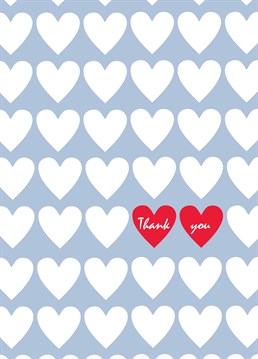Send this cute heart covered Scribbler card for a great way to say Thank You to someone. Add your own text and make it special.